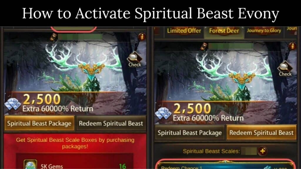 What Happens When How to Activate Spiritual Beast EvonyYou Reach the Last Level?